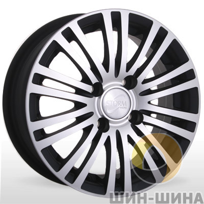 Диски BK 089 MtBP (Matt Black Polished) Storm